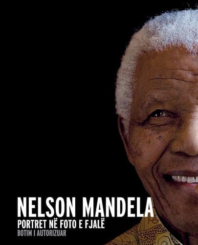 Nelson Mandela Portret Ne Foto E Fjale