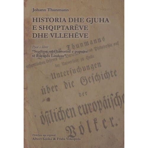Historia Dhe Gjuha E Shqiptareve Dhe Vlleheve