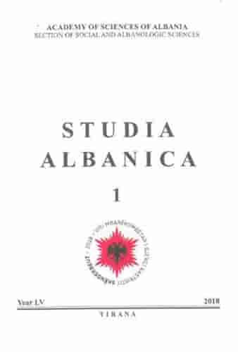 Studia Albanica I