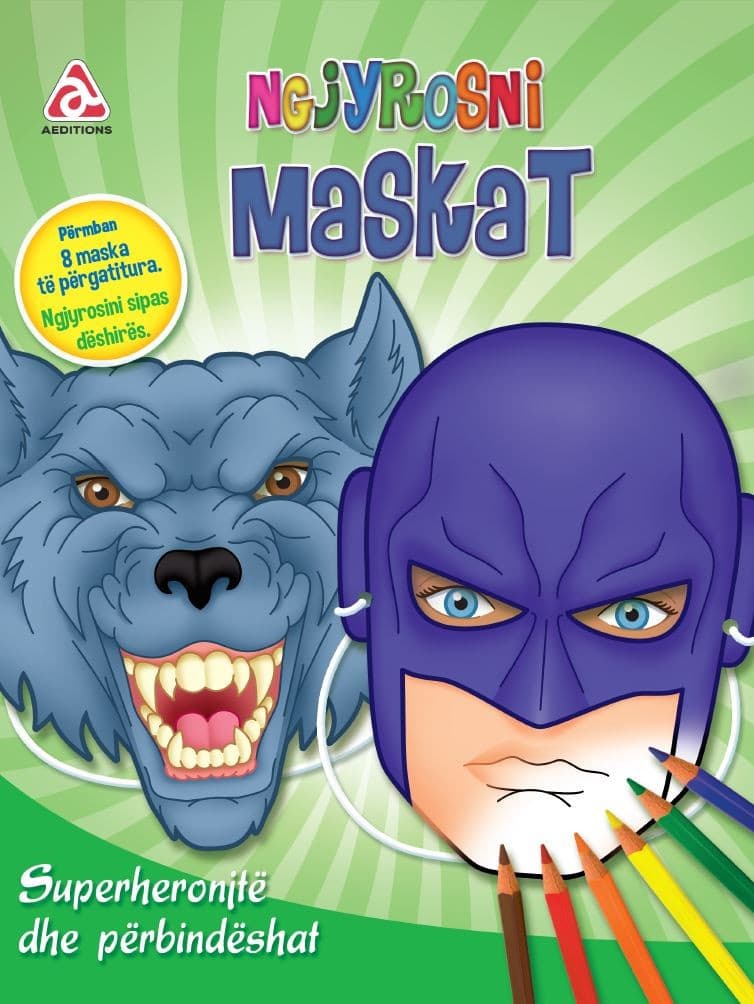 Ngjyrosni maskat - Superheronjte