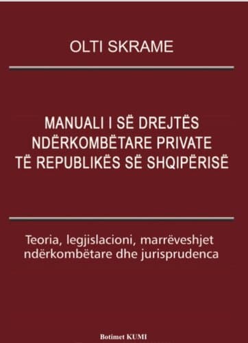 Manuali I Se Drejtes Nderkombetare Private Te Republikes Se Shqiperise
