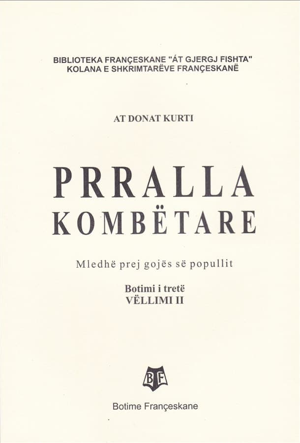 Prralla kombetare, vell. II